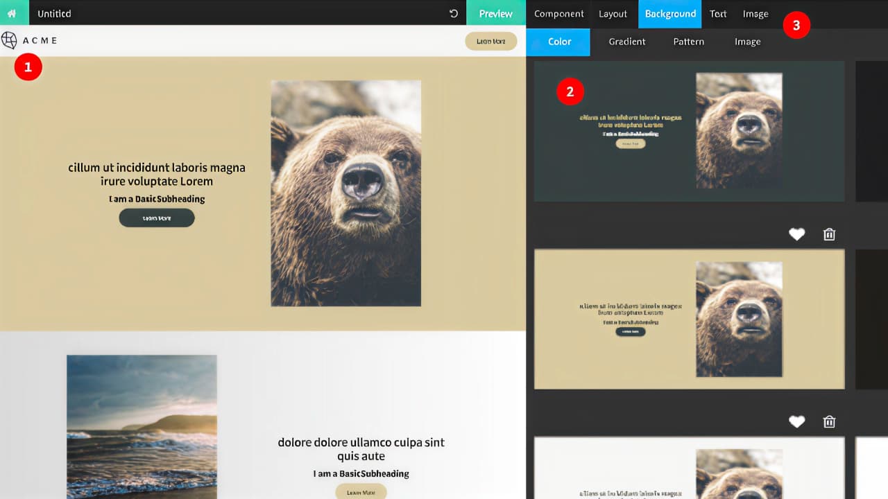 Juxxt: User-steered Generative Web Design